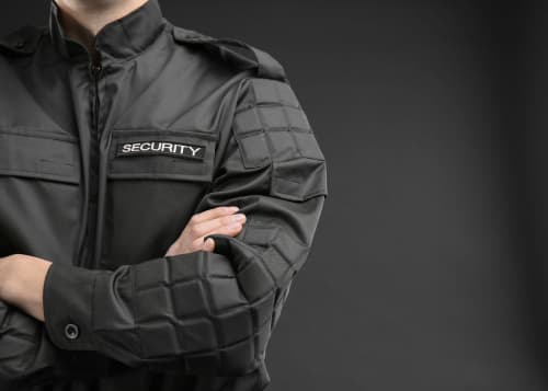 Apartment Security Services Man with Uniform